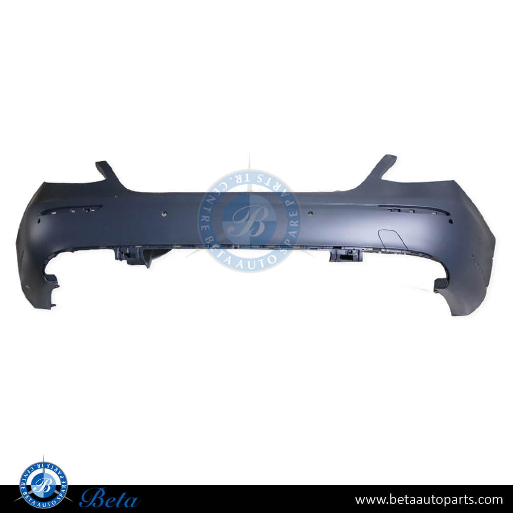 Rear Bumper with PDC Exterior Luxury Package for Mercedes E-Class W213 2017-2020 models, Part Number 2138850825 Rear Bumper with PDC Exterior Luxury Package for Mercedes E-Class W213 2017-2020 models, Part Number 2138850825